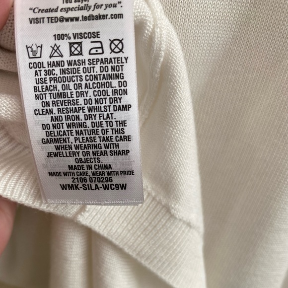 Ted Baker London SILA Intarsia Striped Knitted Top - Picture 9 of 10